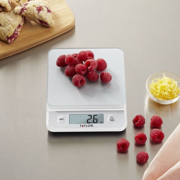 Taylor Digital Kitchen Glass Top 11lb Food Scale - Picture 4 of 9